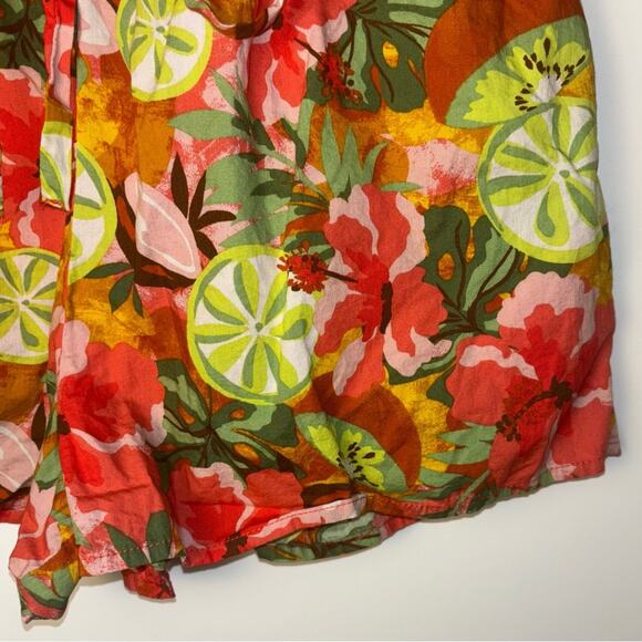 Dress Forum LA Tropical Print Shorts women's size small citrus fruit print - Picture 9 of 16
